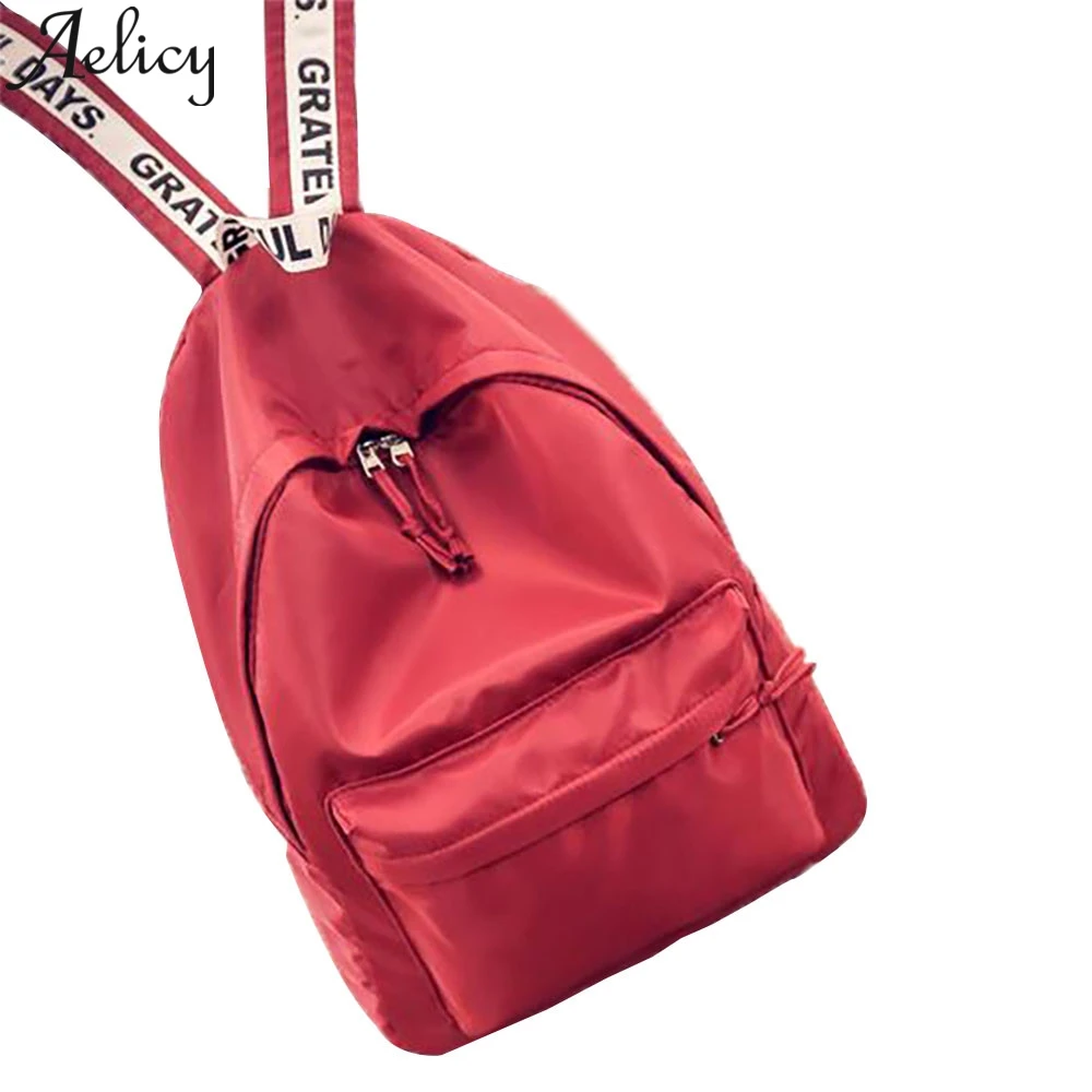 Рюкзак Aelicy 2019 модный однотонный нейлоновый рюкзак со Звездной парой