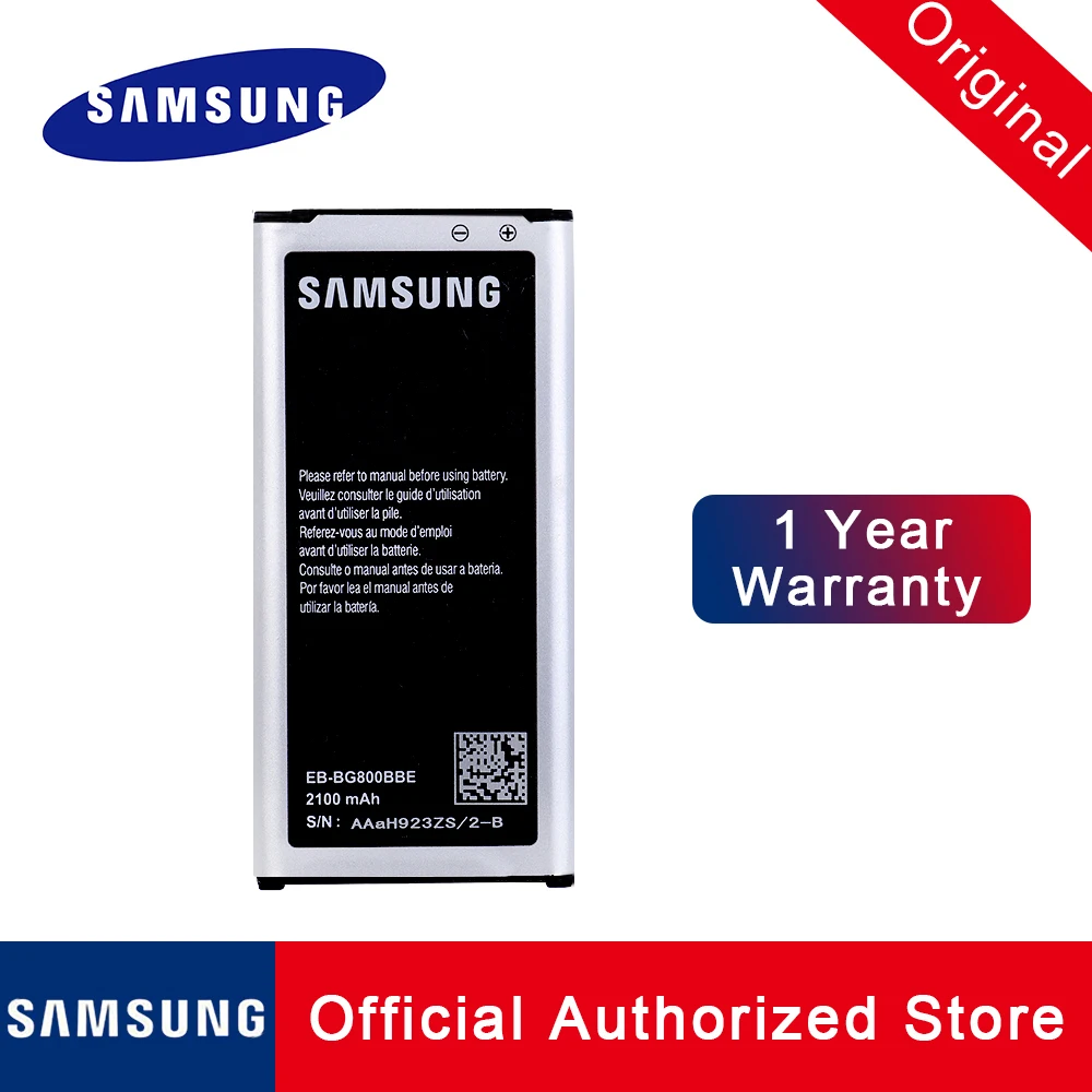 100% оригинальный сменный аккумулятор EB BG800BBE батарея для Samsung Galaxy S5 мини NFC G800F G800H