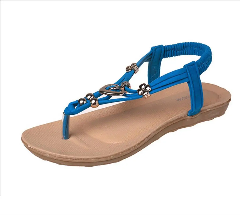 2015 Новинка Женская обувь Стильные летнние вьетнамки на пляже с ремешком