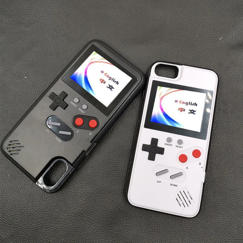 Полноцветный дисплей игровой чехол для телефона iPhone Xs Max Xr X TPU рамка XS игры Capa 6 7 8