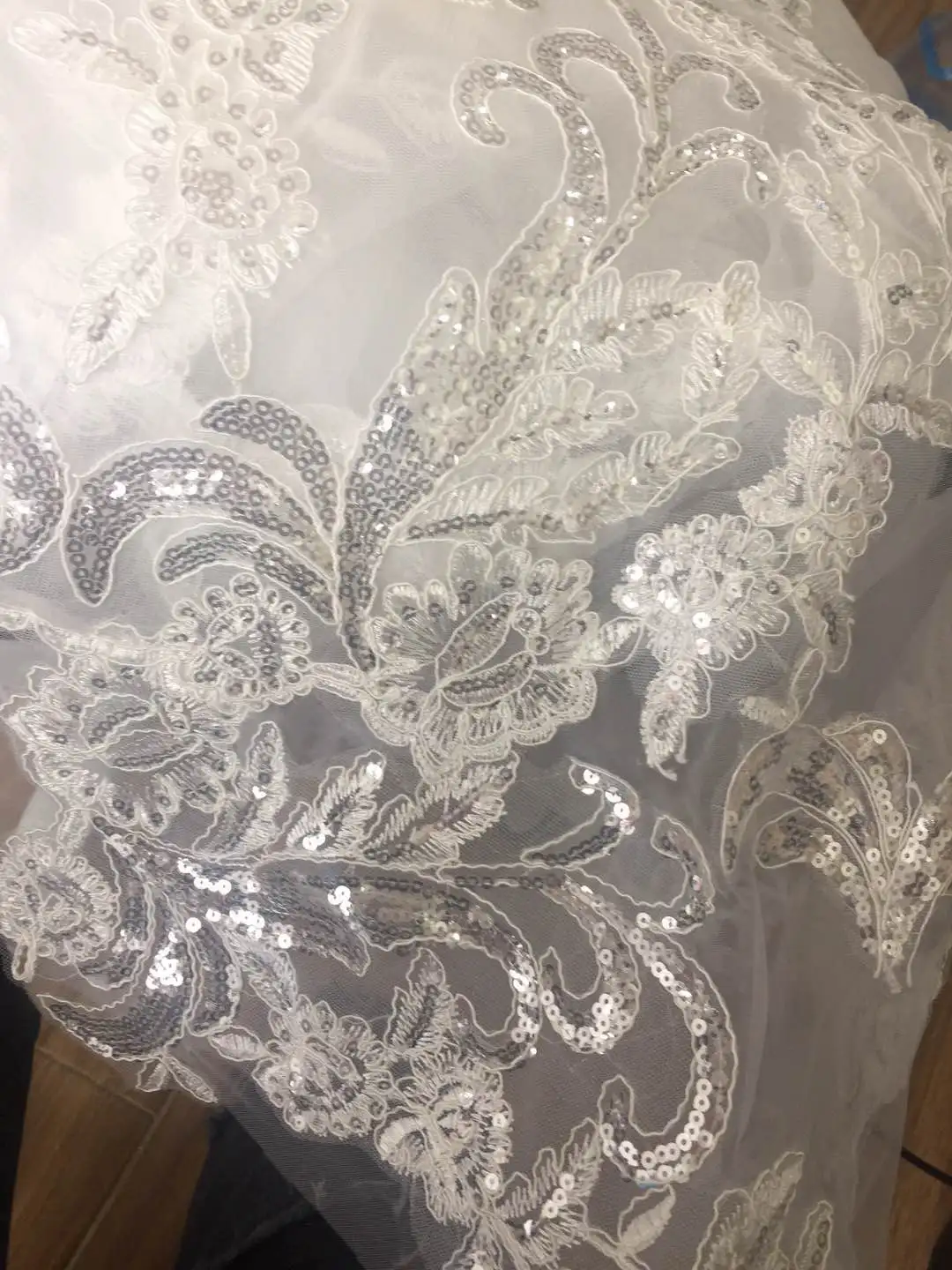 Белая кружевная шаль цвета слоновой кости искусственная Свадебная накидка