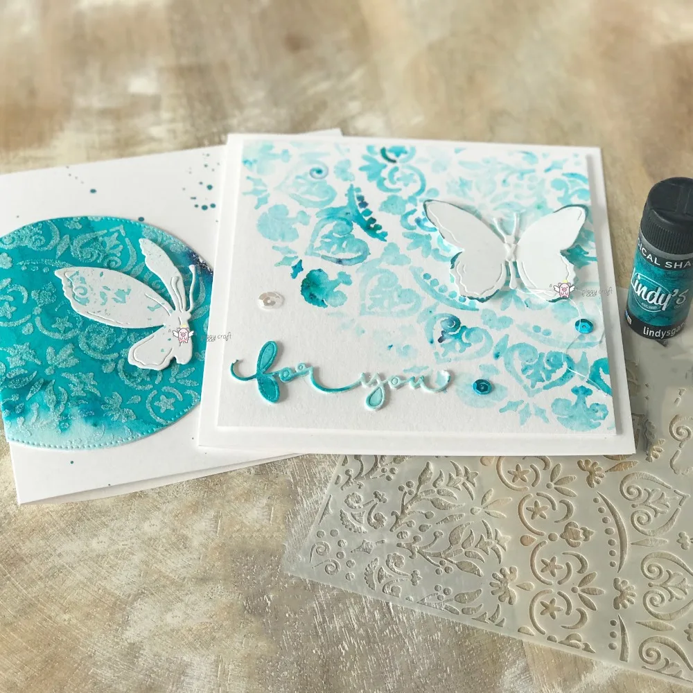 Технические металлические Вырубные штампы вырезанная форма 3D украшение бабочки