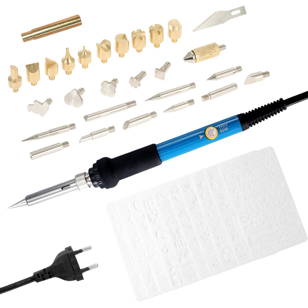 Электрический сварочный паяльник комплект из 42 предметов 60 Вт с регулируемой