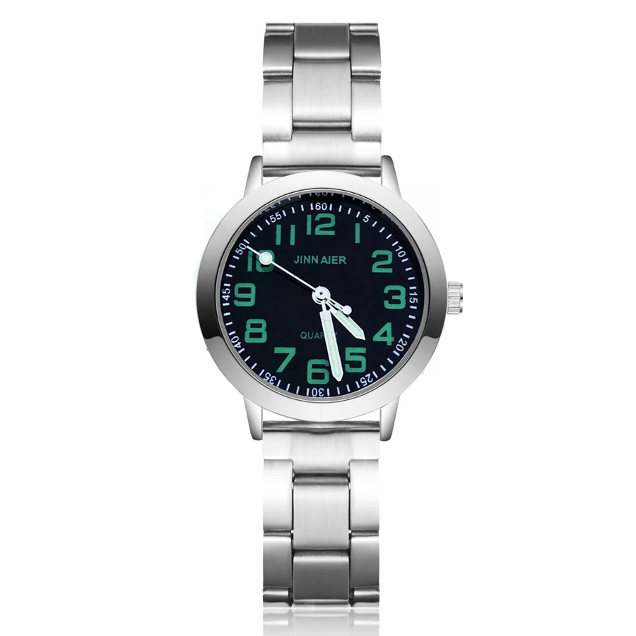 Часы женские с радужным рисунком маленькие кварцевые со стальной полосой