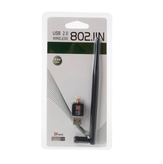 5DB Мини USB Wifi адаптер 150 Мбит/с 2dB 5dB антенна сеть Lan Карта PC Wi-Fi приемник Беспроводной 802.11b/g/n Высокая Скорость Wi-Fi адаптер - Цвет: 5DB