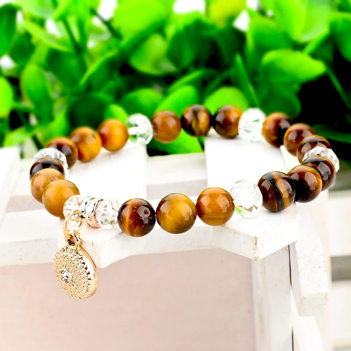 CHICVIE Tiger Eye браслеты дружбы и браслет для женщин Love Natural Stones Crystal Fine Jewelry DIY Браслеты