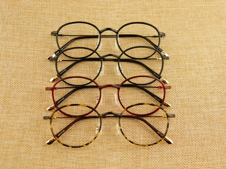 Ultem круглые женские очки для близорукости Из Вольфрамового титана ультралегкие