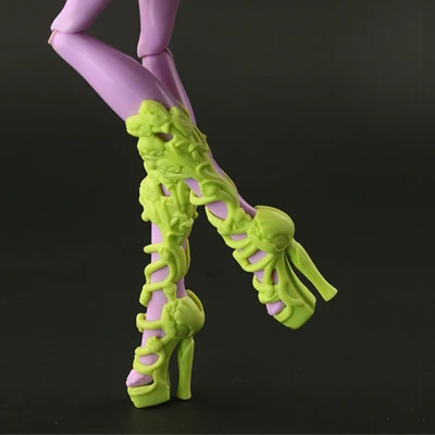 Новинка года; яркие аксессуары; оригинальная обувь для куклы monster high; модная обувь в форме зонта; Доступно 15 моделей обуви - Цвет: B02