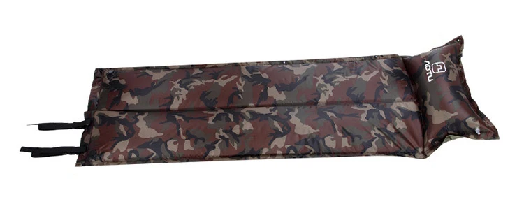 Automatic Inflation Camouflage Ultralight Inflatable Bed Sleeping Pad with Pillow Outdoor Beach Trekking Inflate Camping Mat | Спорт и