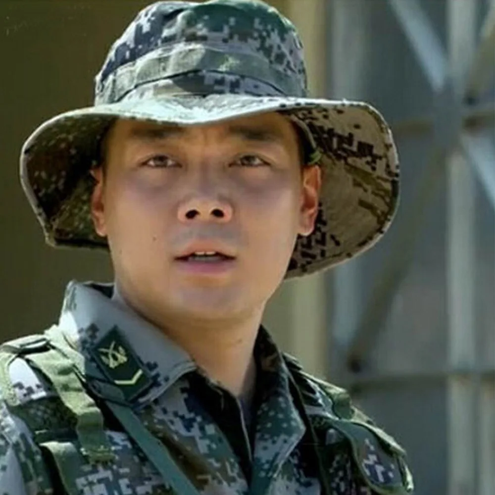 1 шт. Военная крутая Мужская камуфляжная шляпа для рыбалки шапка Панама Кепка