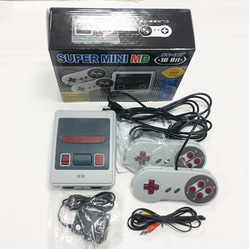 Новинка MD16 SG-167 AV версия для 16 бит тв видео игровая консоль для игровой консоли с бесплатными 167 sega играми