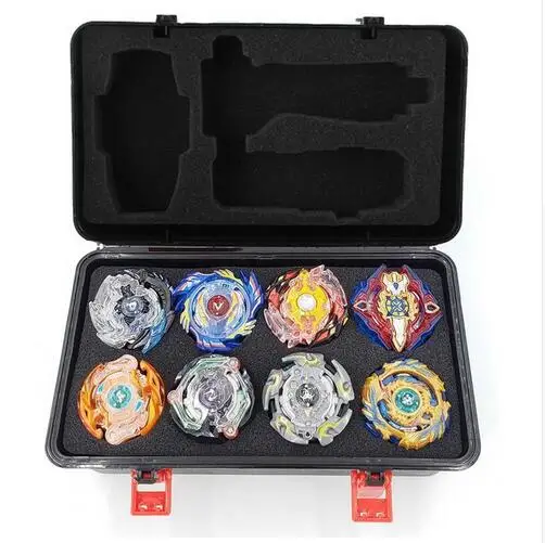 Tops Set Launchers Beyblade Toys B-131 B-122 B-130 Toupie Metal God Burst Spinning Top Bey Blade Blades Toy bay blade bables - Цвет: SNH-PT-7-7