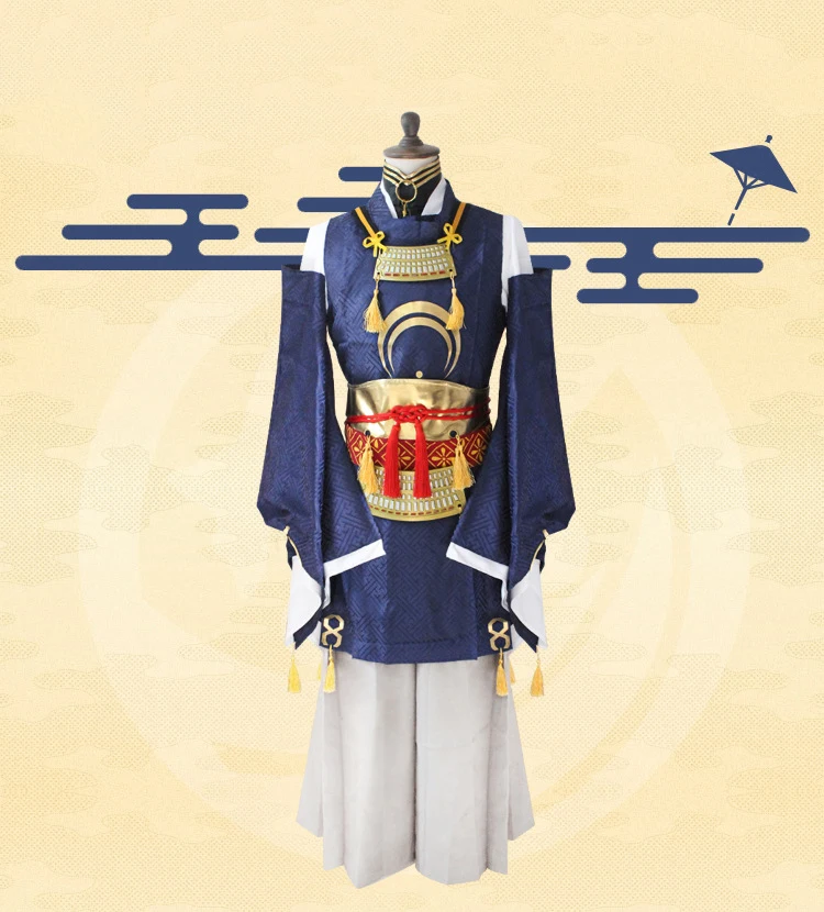 Игра Touken Ranbu онлайн косплей костюмы миказуки мунечика кимоно полный комплект