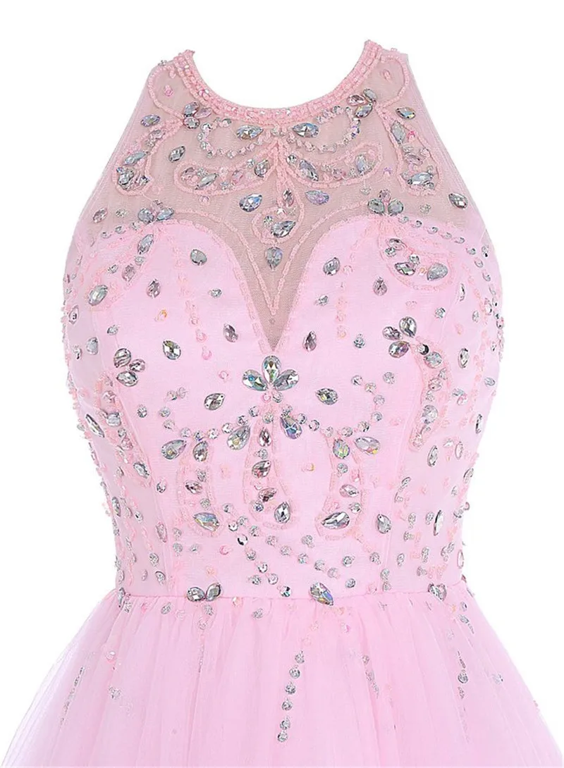 Розовые короткие платья для выпускного вечера 2020 Дешевое платье 15 Anos Curto с