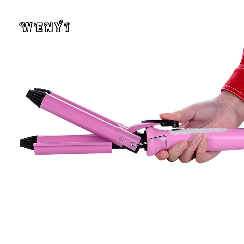 Дропшиппинг волосы щипцы для завивки волос Три ствола профессиональная машинка