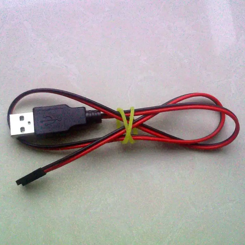 5 шт./лот USB провод к 2 54 контактному интерфейсу DuPont head 1x2P кабель питания для платы