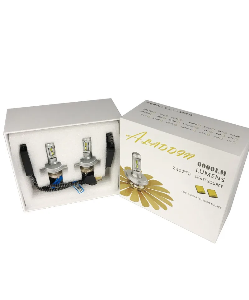 Фара для автомобиля COB LED 72W 8000LM 6500K авто фары 12V 24V Противотуманные H7 H11 H1 H13 H3 9004 9005