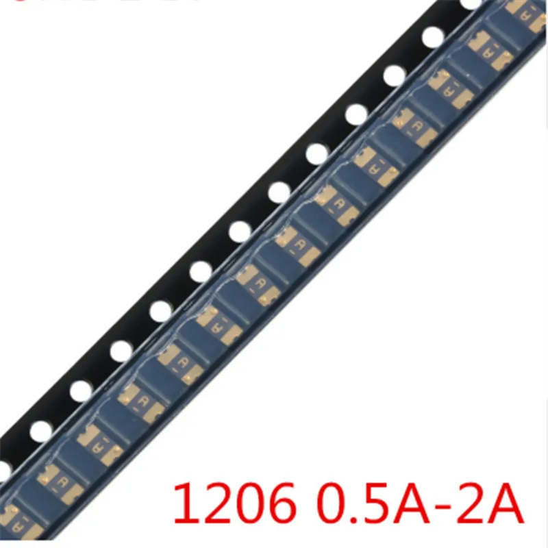 100 шт. плавкий предохранитель PTC 1206 0 05a/0 1a/0 2a/0 5a/0 75a/1 1a/2A SMT SMD PPTC сменные плавкие