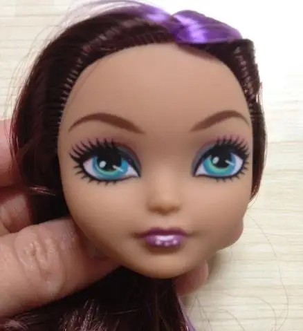 Монстр демон голова куклы с волосами парик куклы аксессуары для Monster High Куклы для 1/6 BJD Кукольный дом DIY игрушки