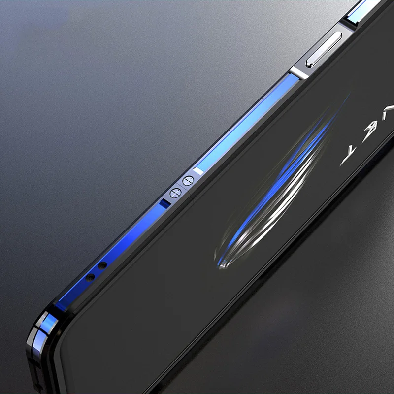Роскошный бренд, алюминиевый металлический бампер для Vivo iqoo, металлические Чехлы, каркас колонны 6,41 '', чехол Vivoiqoo, оболочка