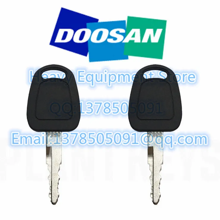 2 шт. F900 зажигания пусковой переключатель дверной замок ключ для Doosan Daewoo Terex Bobcat E80