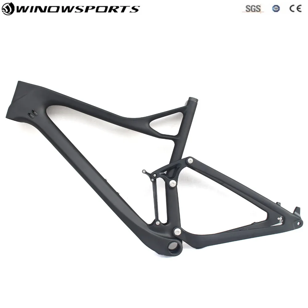 

29er Full Suspension mtb Frame Enduro bikes 29er XC Bike 165*38mm Travel Mountain Bike Frame 29er 15.5/17.5/19/21inch