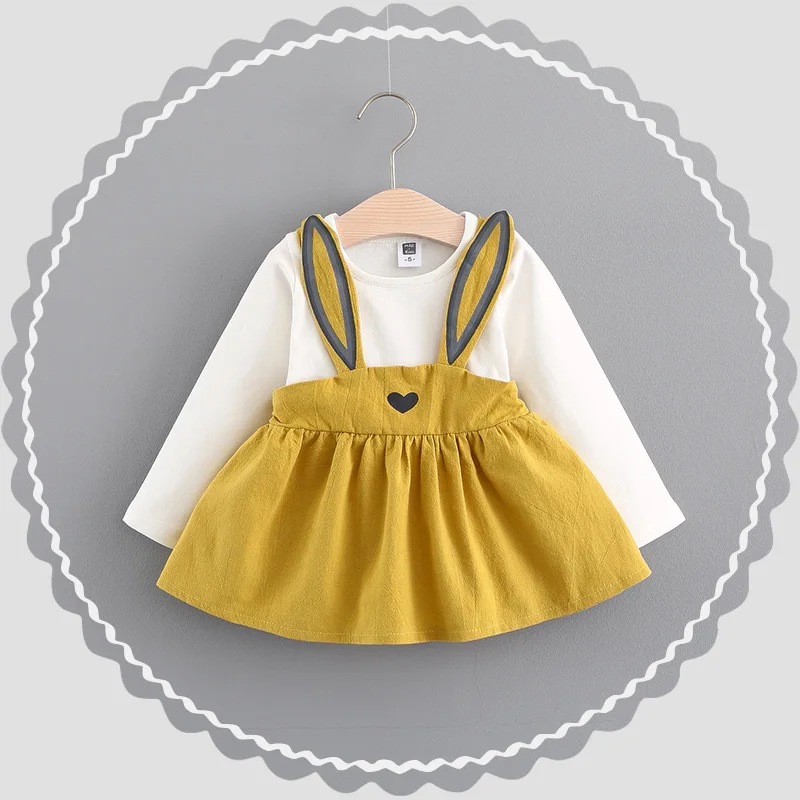 Baby Dress Girls 0-3 Years Old 2018 New Autumn Fashion Style Children Clothing Cotton A041 Infant Dresses | Детская одежда и обувь