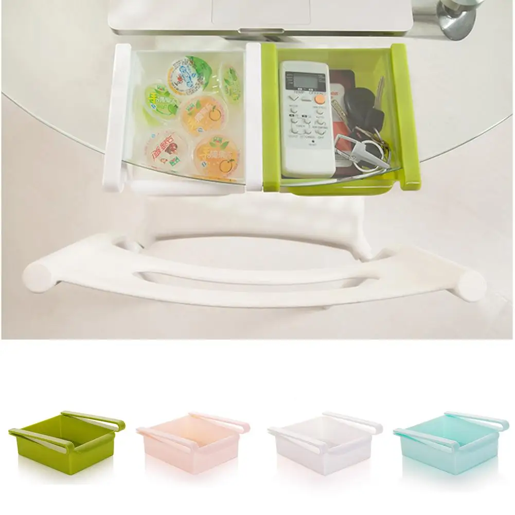 Hot Sale Slide Kitchen Storage Boxes durable Fridge Freezer Space Saver Organizer Rack Shelf Holder Drawer 2019 new | Дом и сад