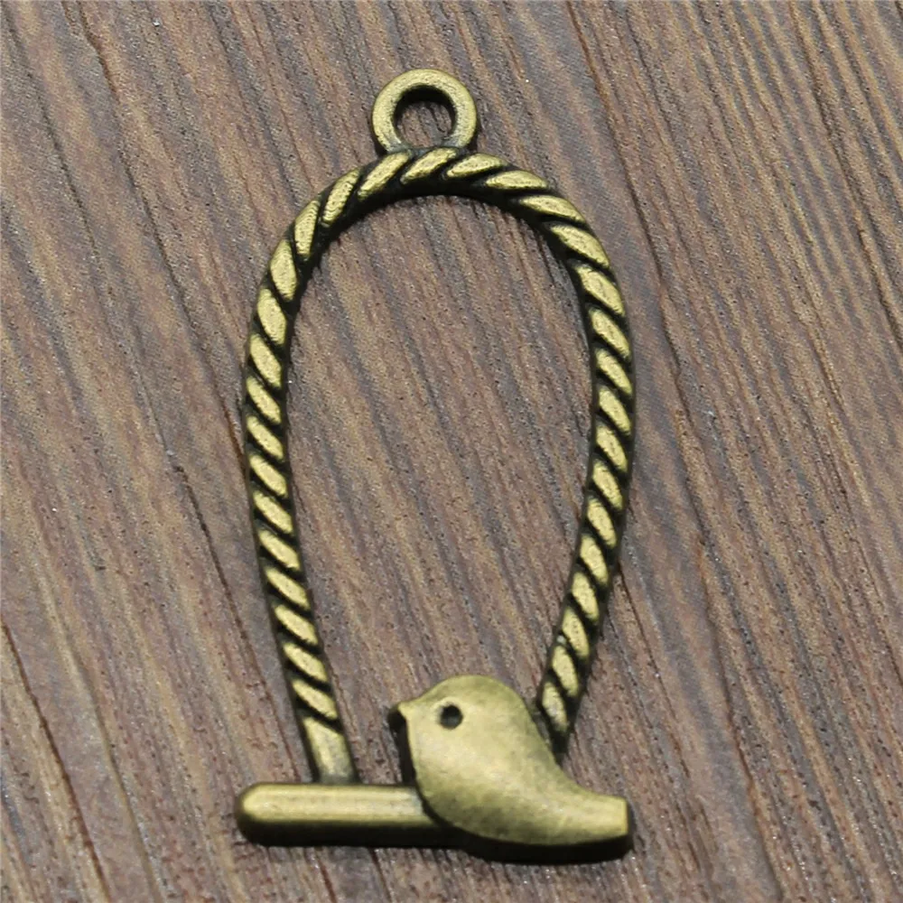 Подвески Ювелирные изделия фурнитура Diy аксессуары птица кулон Античная