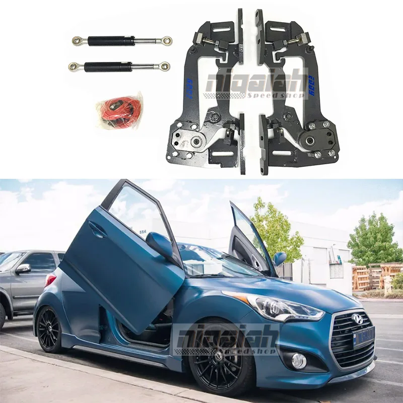 Высокое качество высокая прочность Sicssor дверные петли для hyundai Veloster 90 градусов Lambo дверные вертикальные комплекты