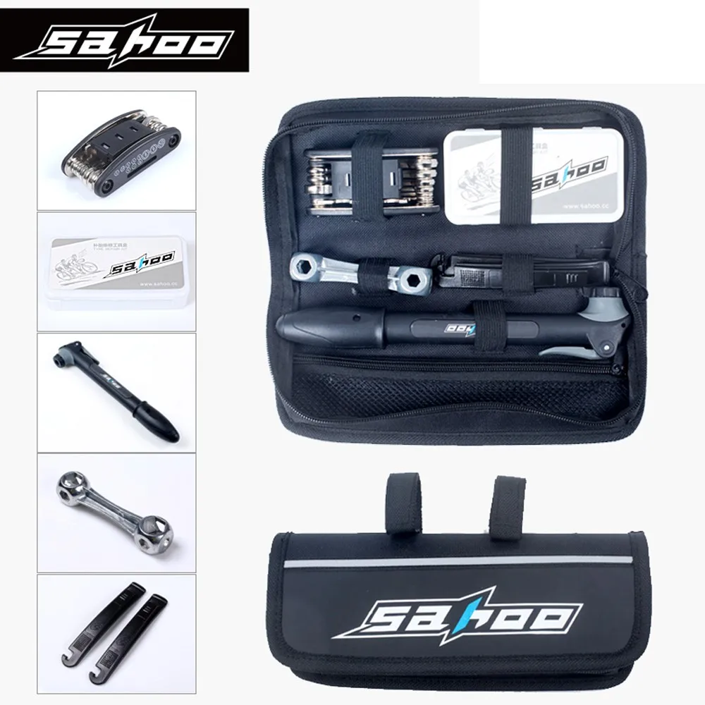 Набор инструментов SAHOO для ремонта шин и велосипедов 16 в 1|tire repair tool kit|tire kit repairsahoo