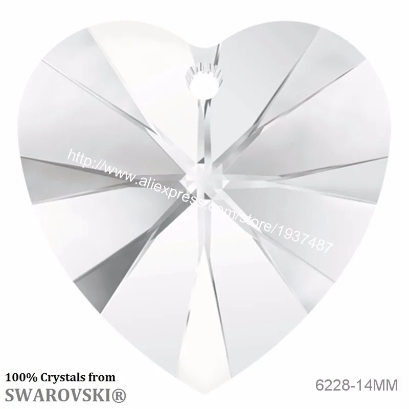 Новинка, с элементами Сваровски, XILION, подвеска в виде сердца, 6228, 14,4x14 мм, с кристаллами Swarovski, цвета для рукоделия, ювелирные изделия из кристаллов