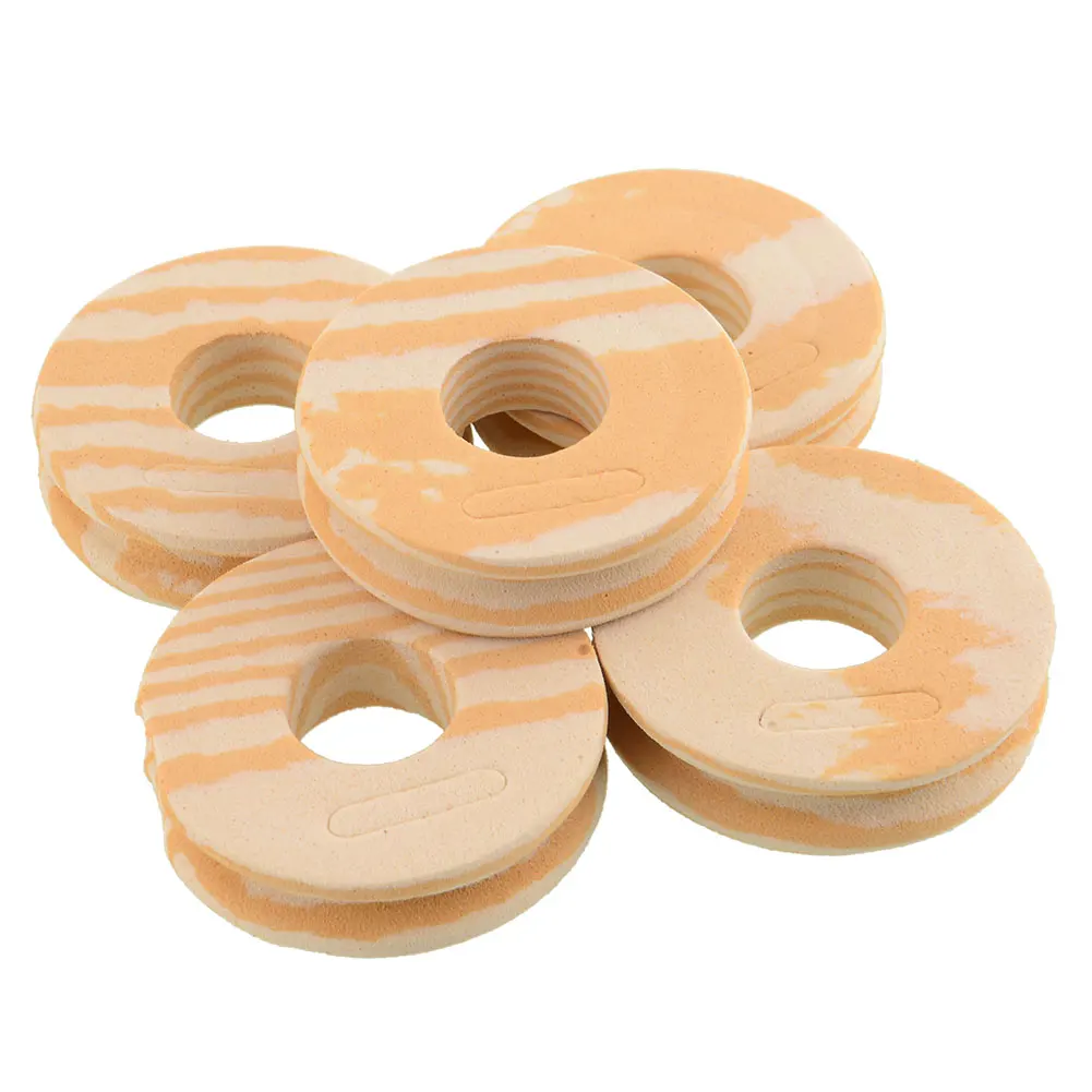 5Pcs Colorful Fishing String Bobbin Round Foam Line Storage Spools Reel Useful Fishing Accessories Supplies