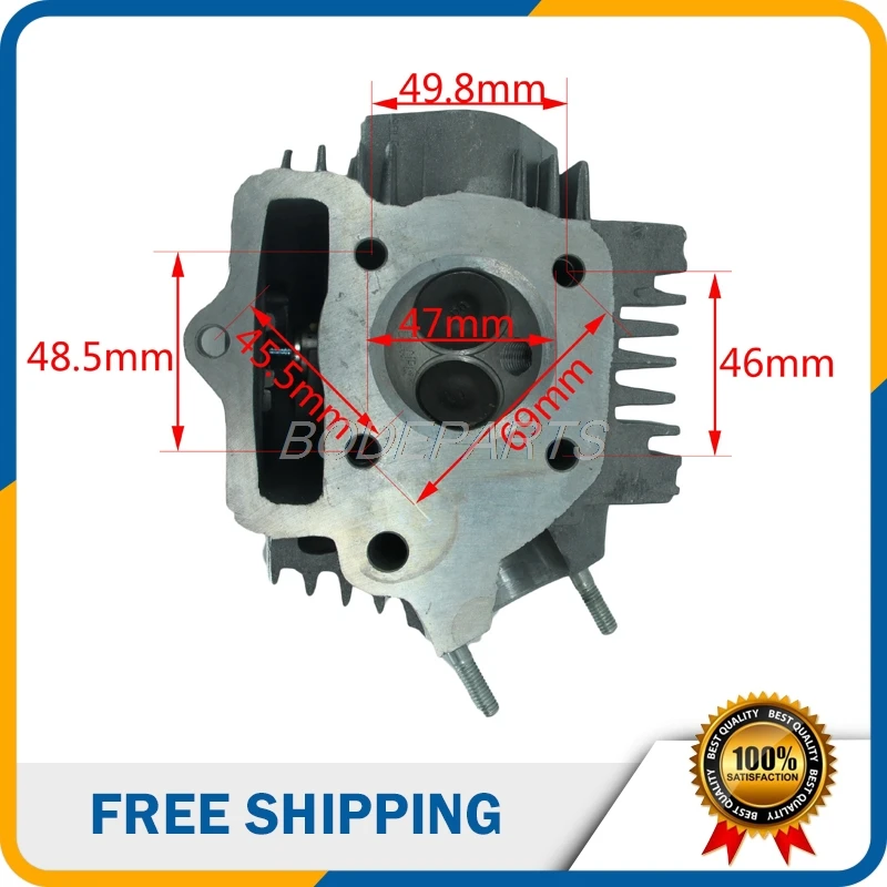 Запчасти для мотоциклов головка цилиндра 70 куб. См горизонтального двигателя