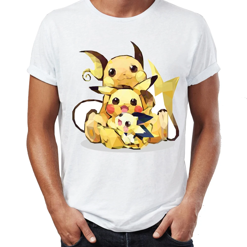 2 Для мужчин's футболка Pokemon Тип водяная пожарная машина Squirtle Charmander baublesaur вычурные Потрясающие иллюстрации печатных футболки, топы в стиле Харадзюку - Цвет: 2
