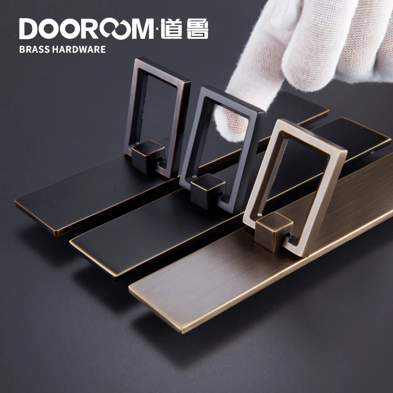 Dooroom латунная Мебельная ручка шкаф комод выдвижной ящик современный Юго