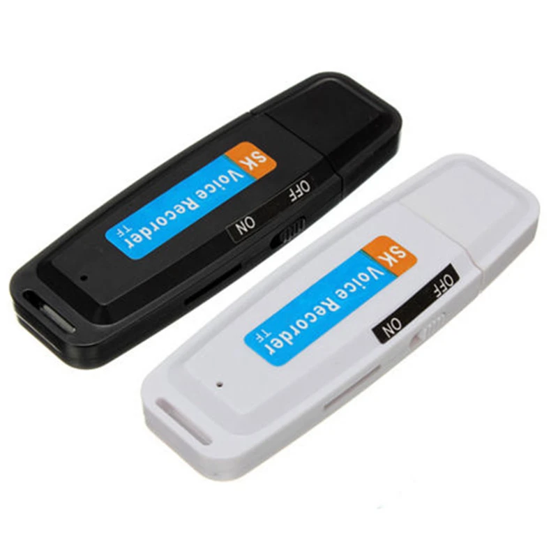USB 2.0 Digital Audio Voice Recorder Dictaphone Flash Drive U-Disk Converter U Disk Shaped Recording Pen Adapter Support TF |