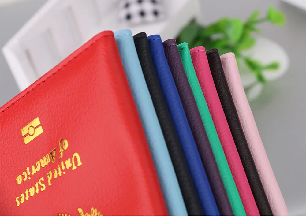 Женский и мужской держатель для паспорта защитный кошелек визитница мягкая