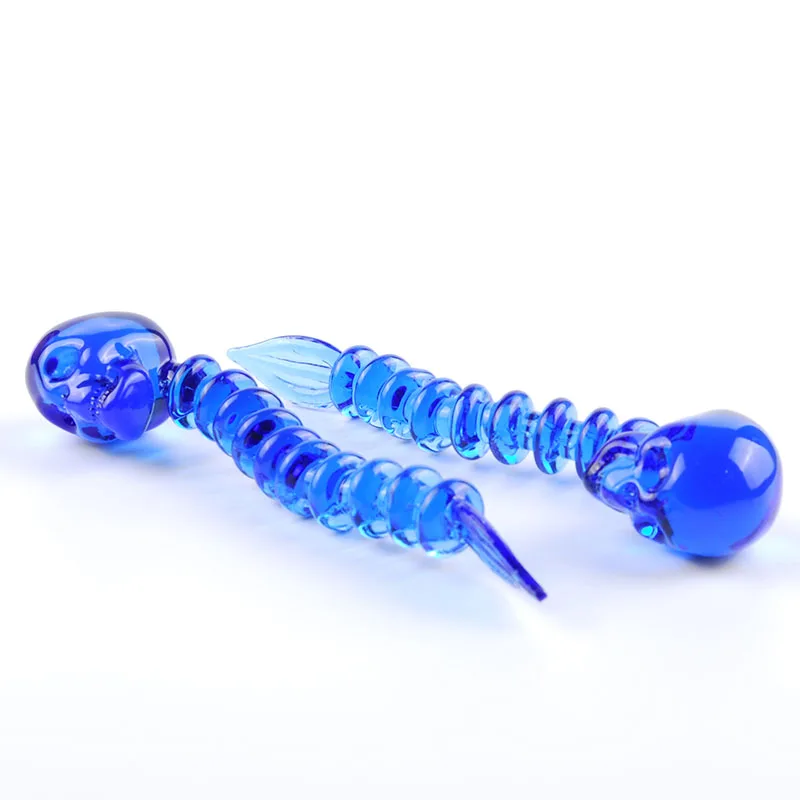 Стеклянный инструмент с черепом от производителя красочные аксессуары для