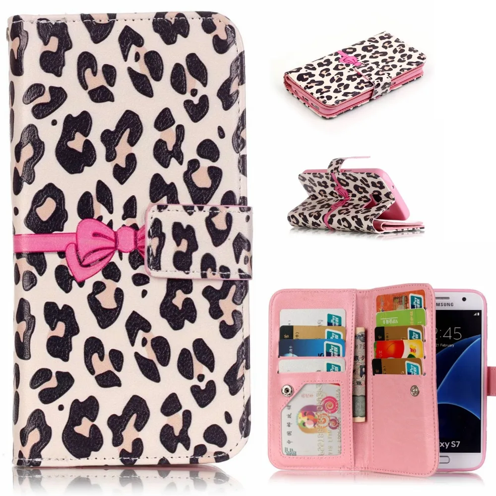 Новейший 3D Rilievo милый мультфильм 9 карт кошелек Флип Fundas брендовый чехол для Samsung