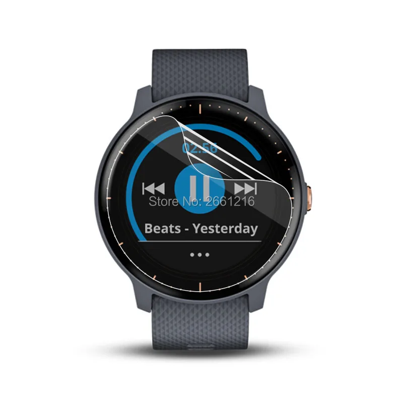 3 шт./партия для Garmin Vivoactive 3 музыкальные спортивные Смарт-часы Мягкий ТПУ не полное покрытие пленка протектор экрана(не закаленное стекло