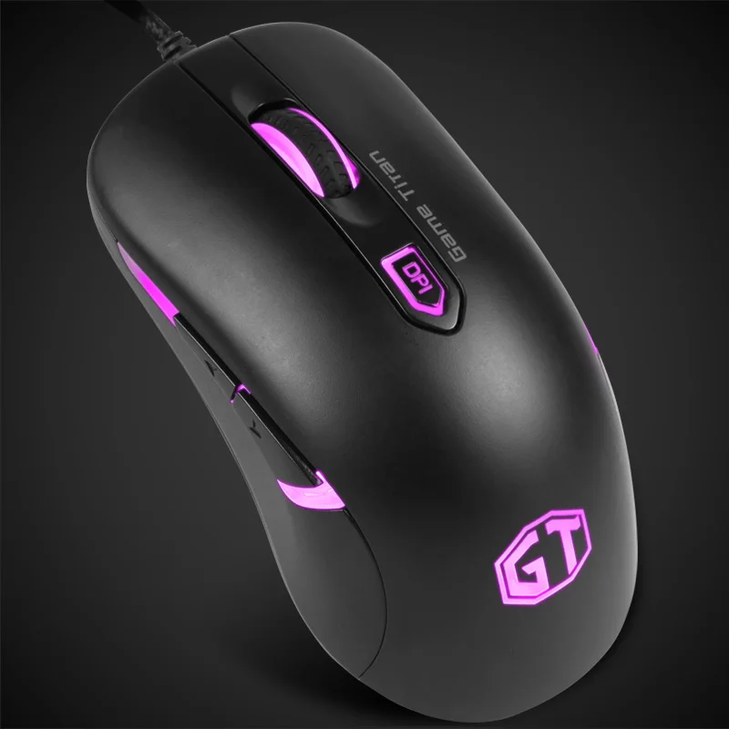 Delux светодиодный RGB игровая клавиатура с подсветкой мышь Combo 4000DPI для ноутбука ПК