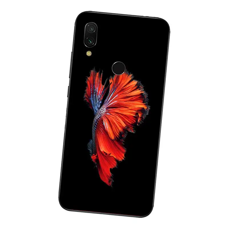 N270 Бетта рыбы Мягкие TPU силиконовый чехол для Xiaomi Redmi Note 3 4 4X5 5A 6 7 Pro Глобальный