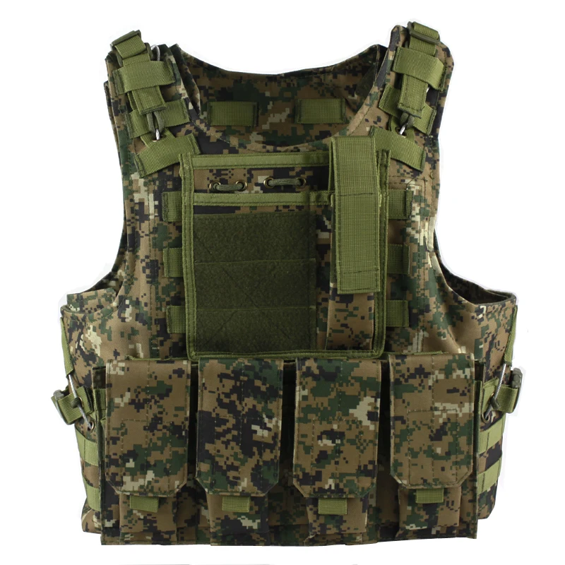 Тактическая переноска тарелок Molle жилет амфибия и 4 сумки для магазина карточки с