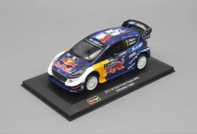Модель гоночного автомобиля Bburago 1:32 2017 M Sport Ford Fiesta WRC Себастьен огир Ott Tanak новинка