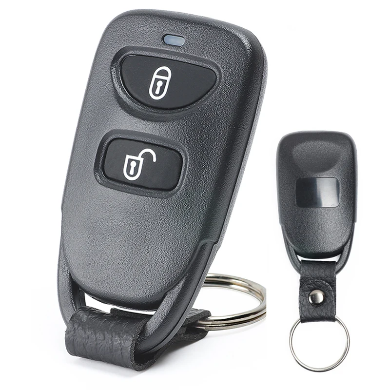 KEYECU 434 МГц FCC: SEKS 07TX Smart Keyless вход 2 кнопки дистанционный ключ брелок от машины для Kia