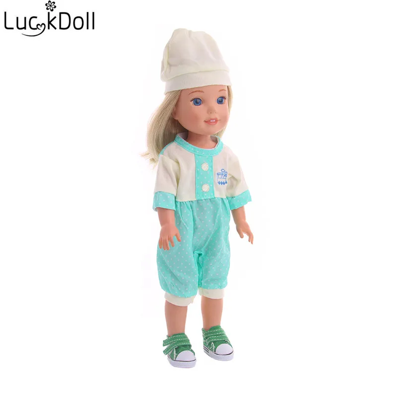 Красивый костюм ручной работы LUCKDOLL одежда из трех частей для кукол 14 5 дюйма