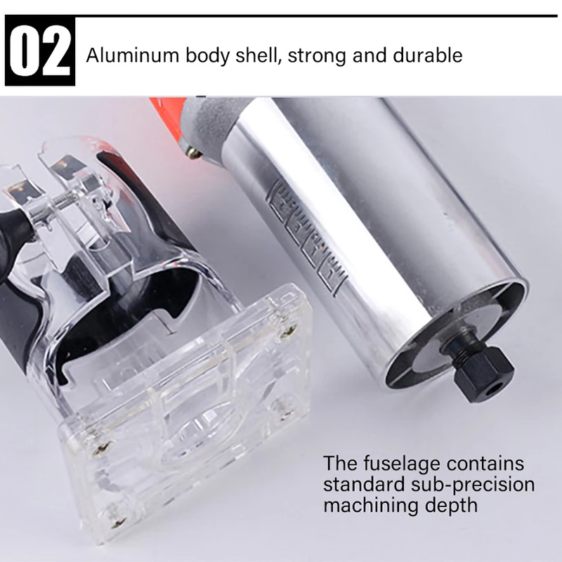 220V 800W 30000Rp Woodworking Electric Trimmer Wood Milling Engraving Slotting Trimming Machine Hand Carving Router(Eu Pl | Инструменты