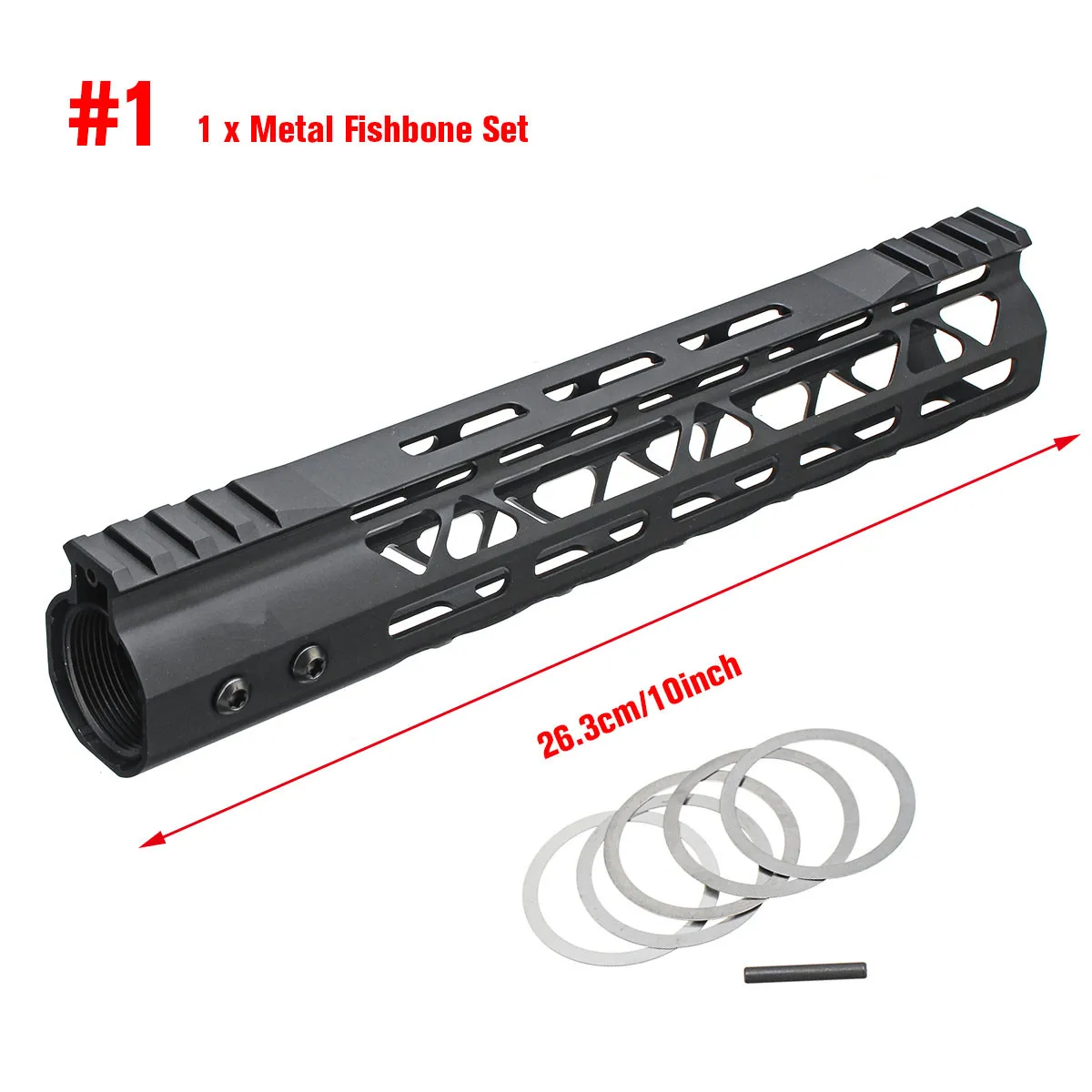 Металлический Fishbone обновленный материал, защита рук для JinMing Gen8 Gen9 556 ame, водный гель, бластеры, игрушки, пистолеты, Сменные аксессуары