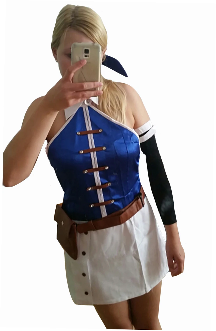 

New Fairy Tail Lucy Heartfilia manga Cosplay Costume Tailor made